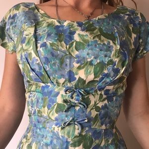 1960’s Vintage Silk Handmade Dress